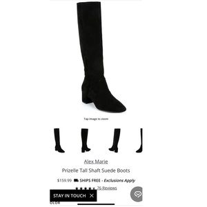 ISO Prizelle Tall Shaft Suede Boots